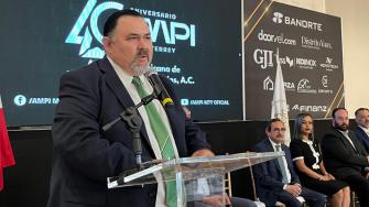 El presidente de AMPI capítulo Monterrey, Juan Manuel Escobedo.