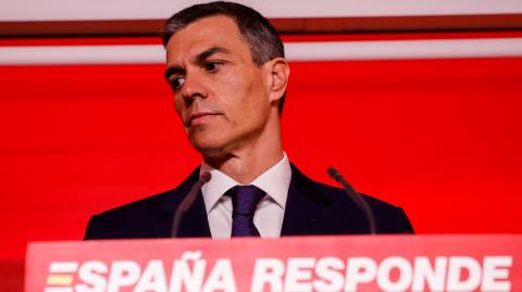 El presidente del Gobierno español y líder del Partido Socialista Obrero Español (PSOE), Pedro Sánchez.