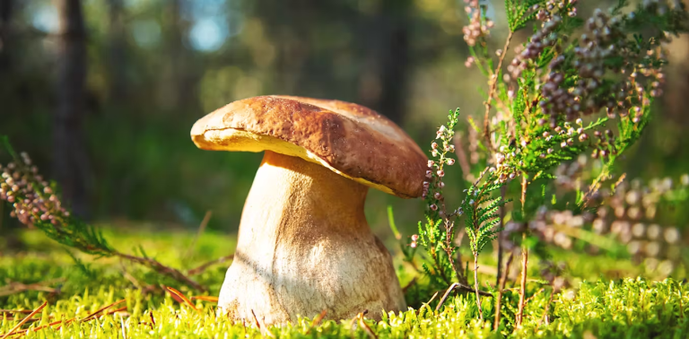 Boletus Edulis, seta comestible.